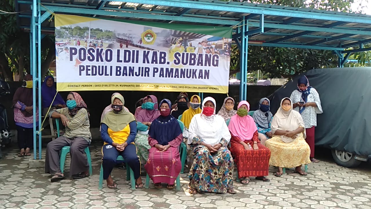 DPD LDII Subang Salurkan Logistik dan 200 Paket Sembako Warga Terdampak Banjir Pamanukan
