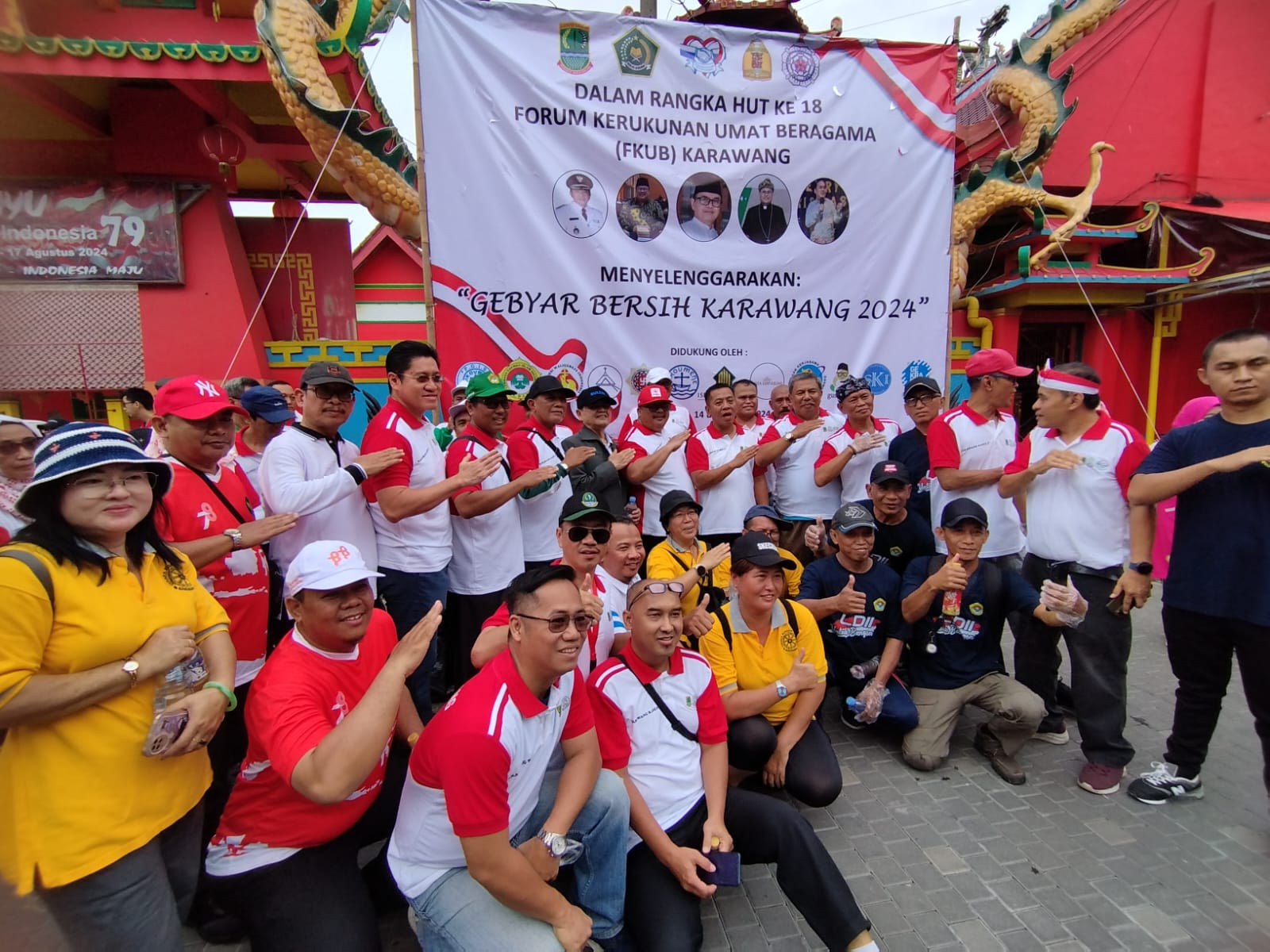 HUT FKUB Karawang ke-18, 500 Peserta Gebyar Bersih Karawang