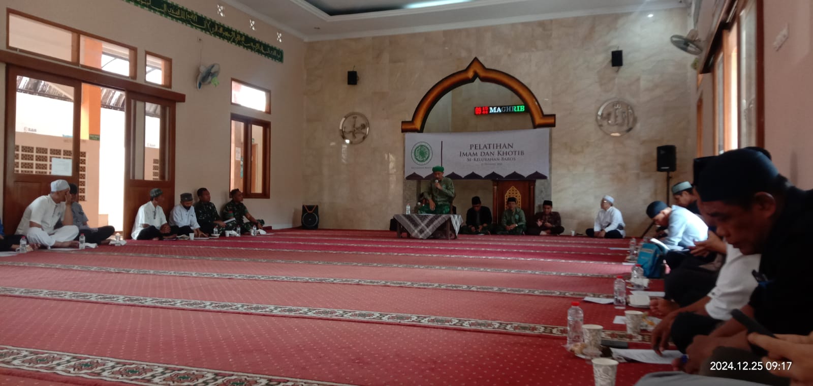LDII Baros Dukung Pelatihan Imam dan Khotib di Masjid Baitul Amanah