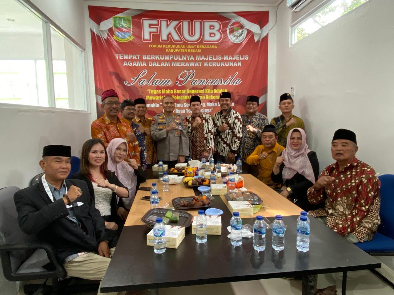 Silaturahmi Kapolres Metro Bekasi dan FKUB, Perkuat Kerukunan di Kabupaten