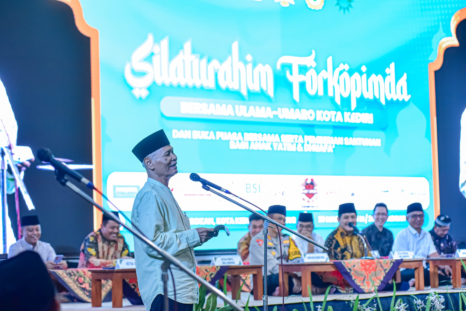 LDII Kediri Hadiri Silaturahim Forkopimda, Ponpes Wali Barokah Gelar Santunan