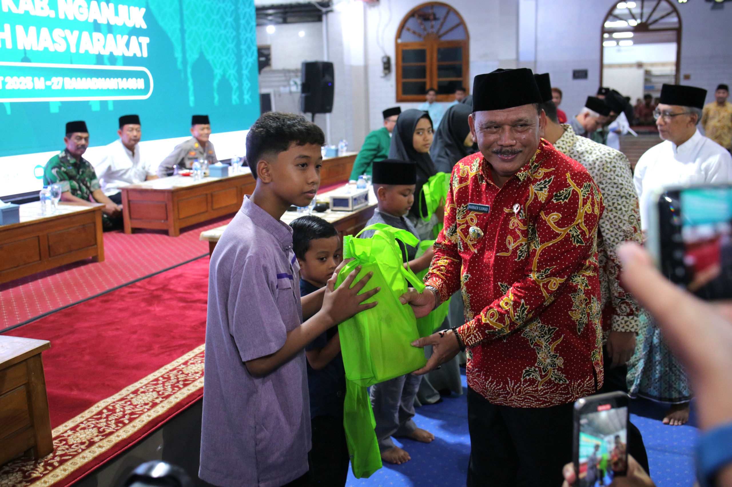 LDII Hadiri Santunan Yatim di Ponpes Al Ubaidah Bersama Forkopimda Nganjuk