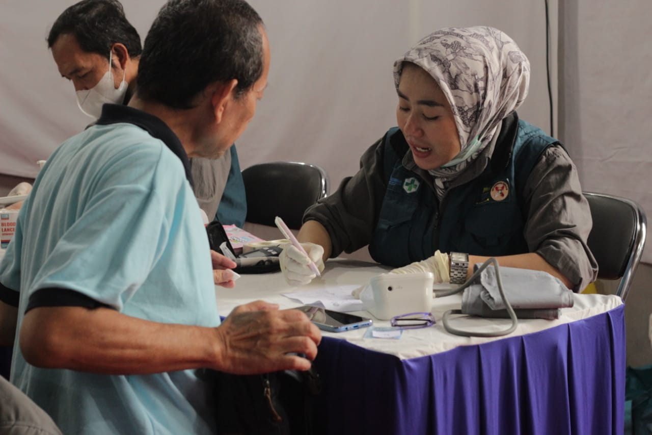LDII Kota Bandung Gelar Cek Kesehatan Gratis, Warga Antusias Ikut Serta