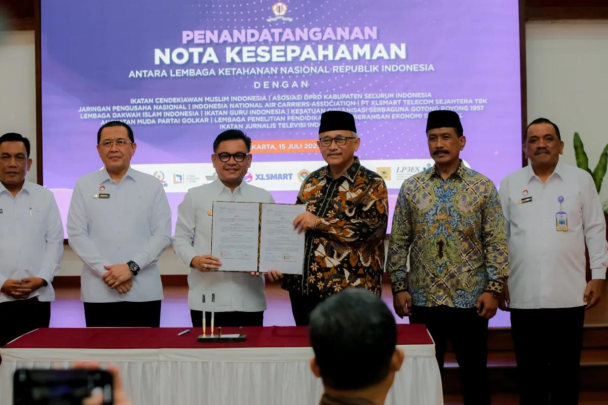LDII dan Lemhannas Teken MoU, Siap Perkuat Ketahanan Ideologi Bangsa