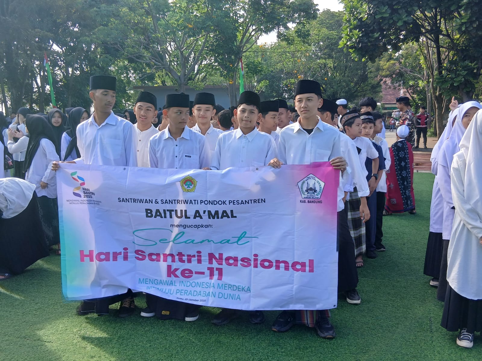 Santri LDII Baitul A’mal Meriahkan HSN 2025 Bersama Pemkab Bandung