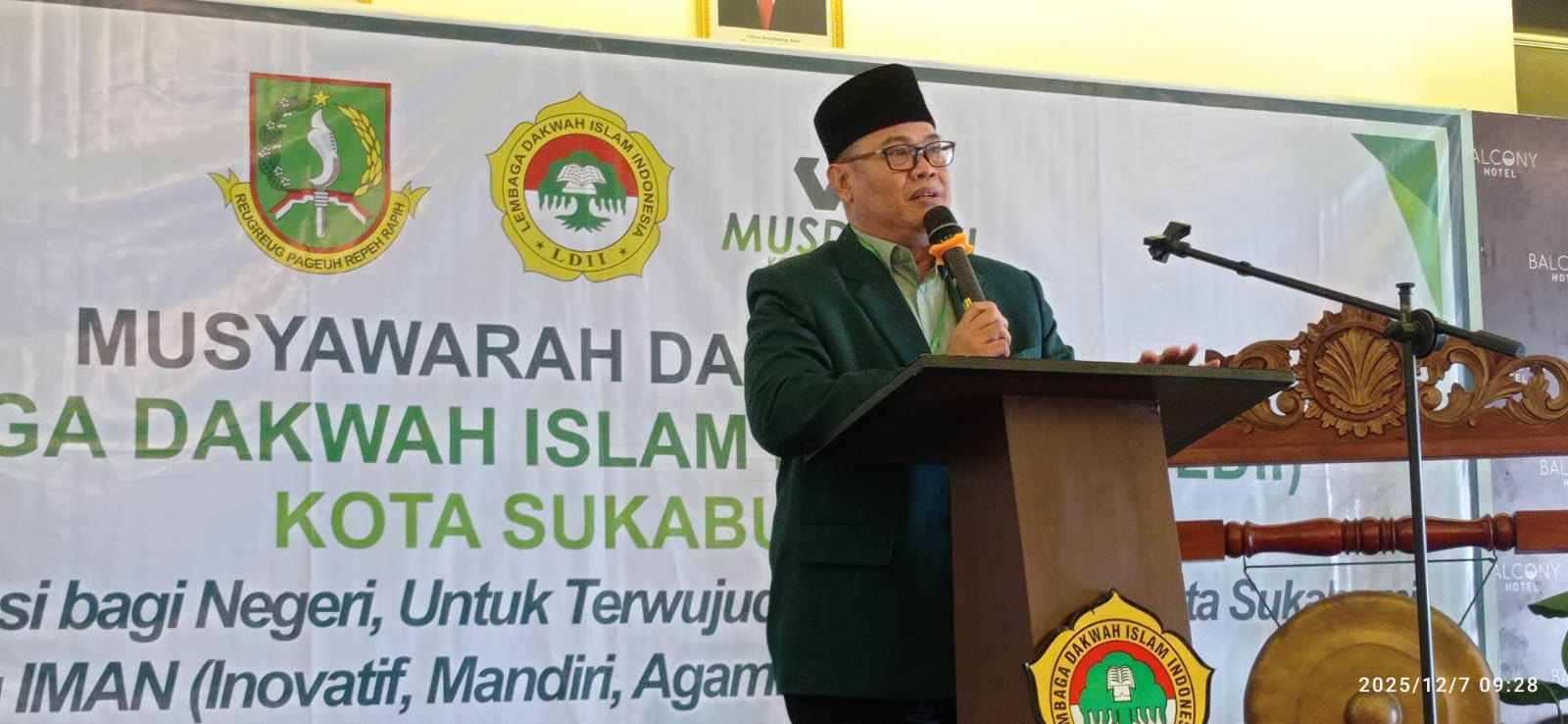 LDII Sukabumi Gelar Musda, Pemerintah Ajak Perkuat Sinergi dan Toleransi Beragama